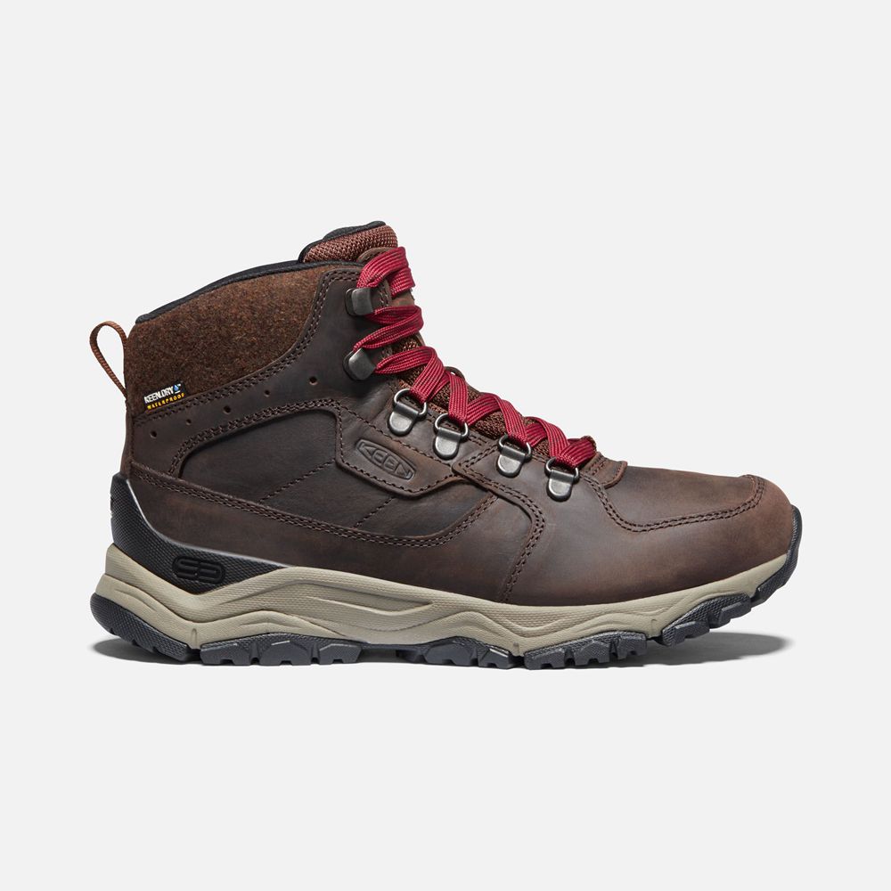 Keen Outdoor Bot Kadın Kırmızı/Kahverengi - Innate Deri Waterproof - Türkiye WJOX35047